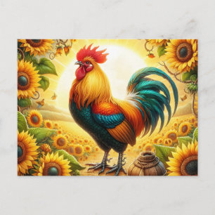 Hahn Postkarte