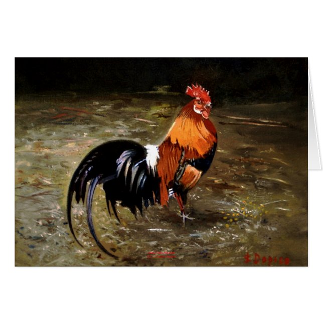 Hahn/Rooster/Gallisch (Vorderseite (Horizontal))