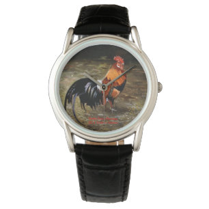 Hahn/Rooster/Gallisch Armbanduhr