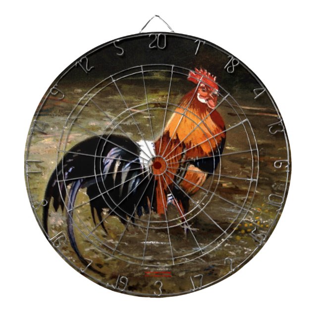 Hahn/Rooster/Gallisch Dartscheibe (vorne)