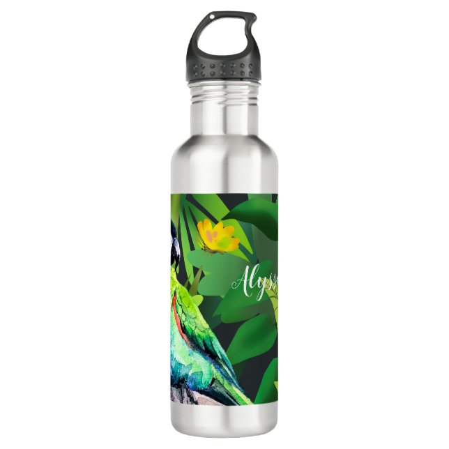 Hahn´s Macaw 710 ml Wasserflasche Edelstahlflasche (Vorderseite)