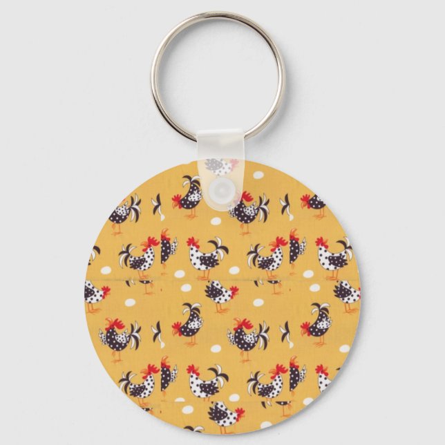 Hahn Schlüsselanhänger (Vorderseite)