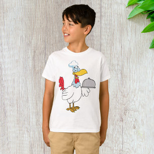 Hahn serviert Essen T-Shirt