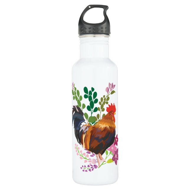 Hahn Trinkflasche (Vorderseite)