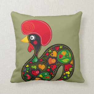 Hahn von Barcelos Nr02 - Galo de Barcelos Kissen