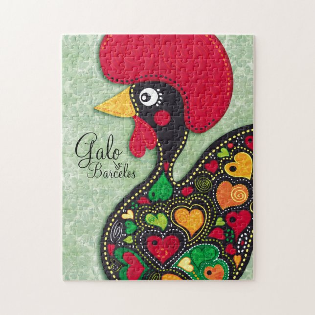 Hahn von Portugal - Galo de Barcelos (Vertikal)