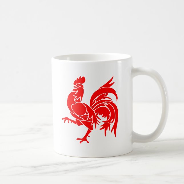 Hahn von Wallonien Kaffeetasse (Rechts)
