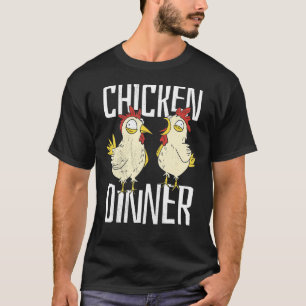 Hähnchen-Abendessen für landwirtschaftliche Nutzti T-Shirt