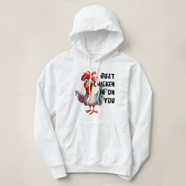 Hähnchen auf dir hoodie (Design vorne)