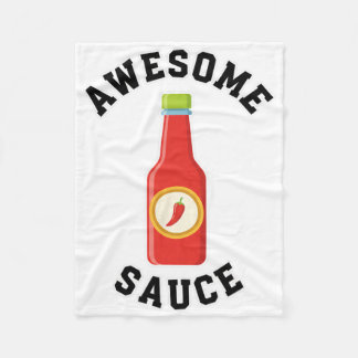 Hähnchen Awesome Sauce Flasche Fleecedecke