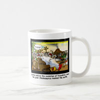 Hähnchen (Chickasaurus) T-Shirts Tasse