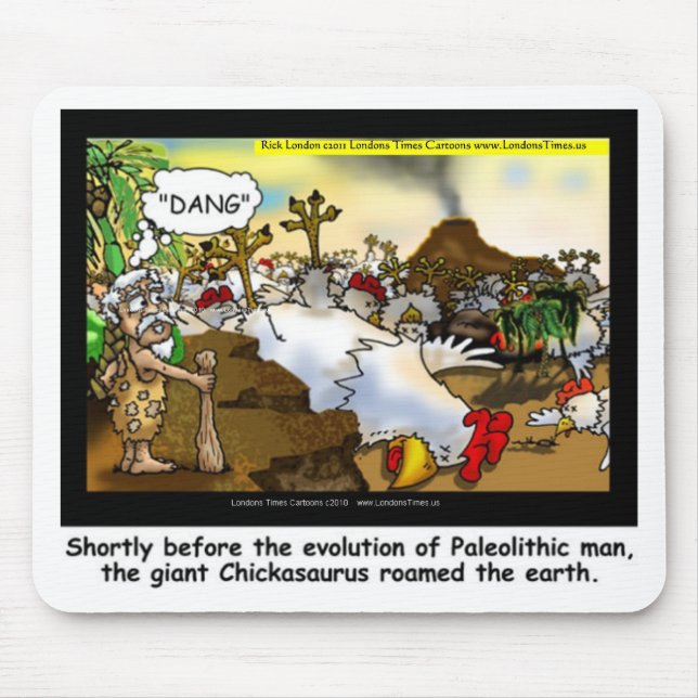 Hähnchen (Chickasaurus) T-Shirts Tasse Mousepad (Vorne)