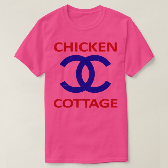 Hähnchen Cottage  T-Shirt (Design vorne)