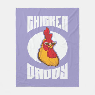Hähnchen-Daddy-Farmpoulet Fleecedecke