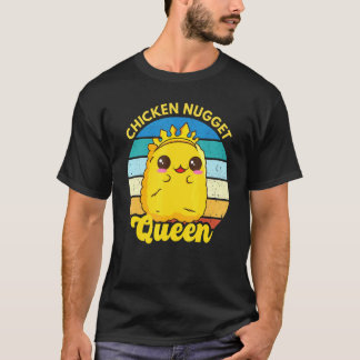 Hähnchen-Nugget-Königin Nug Life Lustiges Hähnchen T-Shirt