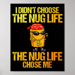 Hähnchen-Nugget-Kunst für Männer Frauen Kinder Chi Poster