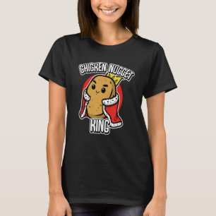 Hähnchen-Nuggets König Jungen Männer Kids T-Shirt