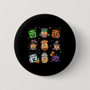 Hähnchen Nuggets Pumpkin Halloween 90er Vintag 2 Button
