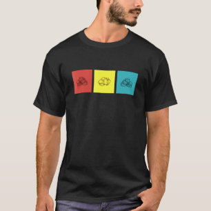 Hähnchen-Nuggets und frittiertes Hähnchen Vintage- T-Shirt
