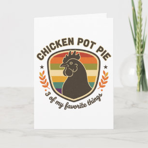 Hähnchen-Pot-Pie 3 meiner Lieblingsdinge Karte