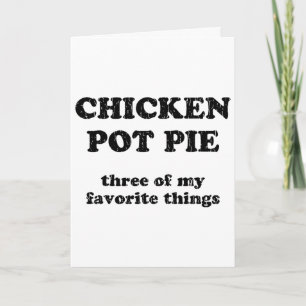 Hähnchen-Pot-Pie Drei meiner Lieblingsdinge _1 Karte