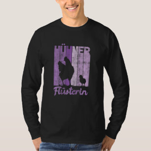 Hähnchen Retro Hühner flüstern Bauer Hühnchen T-Shirt