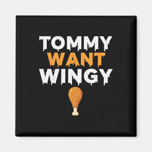 Hähnchen Tommy Will Wingy, Lustiger Hühnerhumor  Magnet
