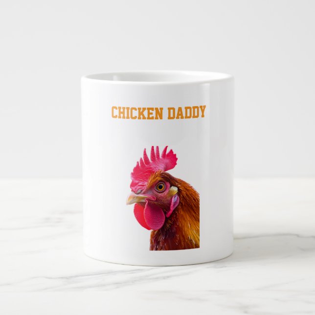 Hähnchen-Vati Jumbo-Tasse (Vorderseite)