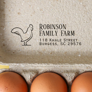 Hähnchenfamilie Ei Carton, modern und Minimalistis Permastempel