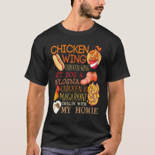 Hähnchenflügel Hähnchenflügel Songtext Hotdog Bolo T-Shirt