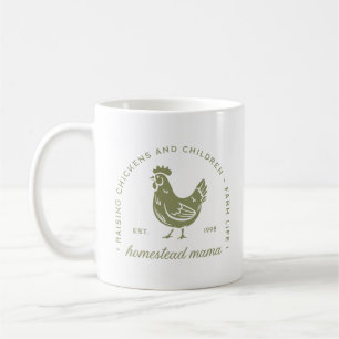 Hähnchenliebhaber leben in der Hütte Kaffeetasse