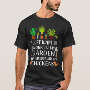 Hähnchenliebhaber lustiges Shirt für Damen