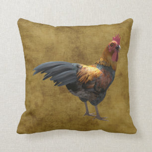 Hähnchenrooster Rustikaler Landbarnyard-Stil Kissen