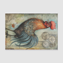 Hähnchenroster Art Vintage Entdeckungsreise zur Al Seidenpapier