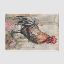 Hähnchenroster Art Vintage Entdeckungsreise zur Al Seidenpapier