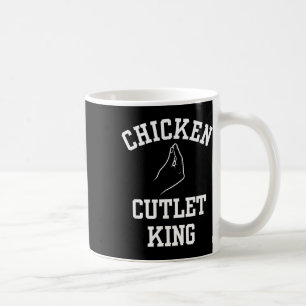 Hähnchenschnitzel-König Lustige italienische Hand, Kaffeetasse