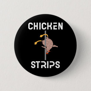 Hähnchenstreifen Lustiges Tanzhähnchen BBQ Barbecu Button