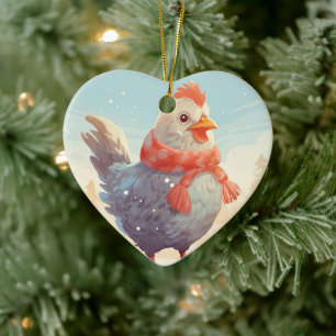 Hähnchentier, Kawaii, Niedliches Haustier-Lover-Ge Keramik Ornament