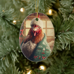 Hähnchentier, Kawaii, Niedliches Haustier-Lover-Ge Keramik Ornament