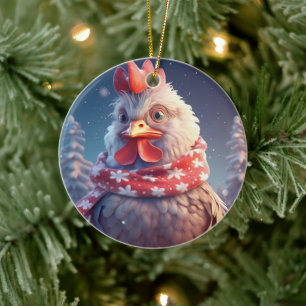 Hähnchentier, Kawaii, Niedliches Haustier-Lover-Ge Keramik Ornament