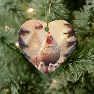 Hähnchentier, Kawaii, Niedliches Haustier-Lover-Ge Keramik Ornament