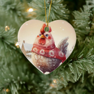 Hähnchentier, Kawaii, Niedliches Haustier-Lover-Ge Keramik Ornament