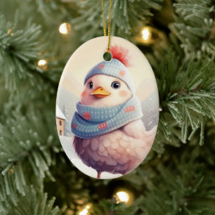 Hähnchentier, Kawaii, Niedliches Haustier-Lover-Ge Keramik Ornament