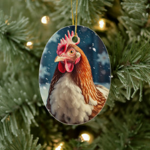 Hähnchentier, Kawaii, Niedliches Haustier-Lover-Ge Keramik Ornament