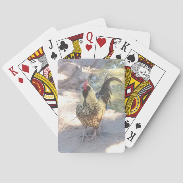 Hahnen Spielkarten (Rückseite)