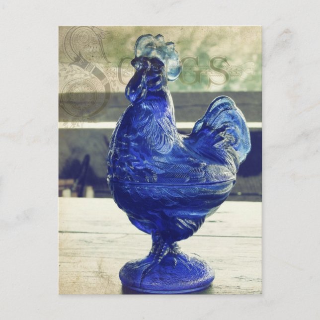 Hahnenlieder Postkarte (Vorderseite)