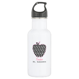 Hahnentrittmuster-Apple-Lehrer Trinkflasche