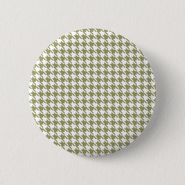 Hahnentrittmuster Avocado und White Button (Vorderseite)