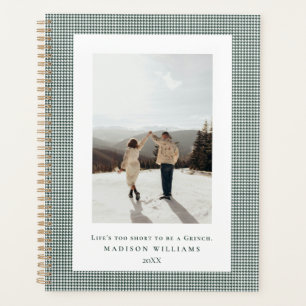 Hahnentrittmuster Brunswick Green Frame Foto Planer