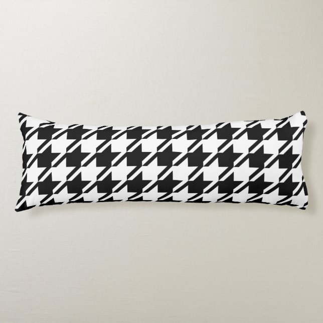 Hahnentrittmuster BW Big Pattern Seitenschläferkissen (Vorderseite)